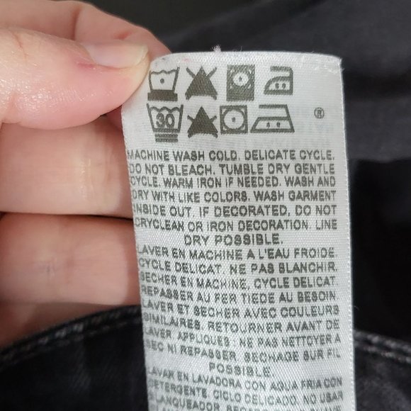 Levi's Womens Mid Rise Skinny Gray Denim Jeans Size 8 Neutral Minimalist Grunge - Picture 11 of 13